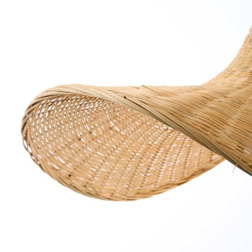 Immax 08289L - Lampadario a sospensione con filo SOMBRERO 1xE27/40W/230V diametro 70 cm rattan