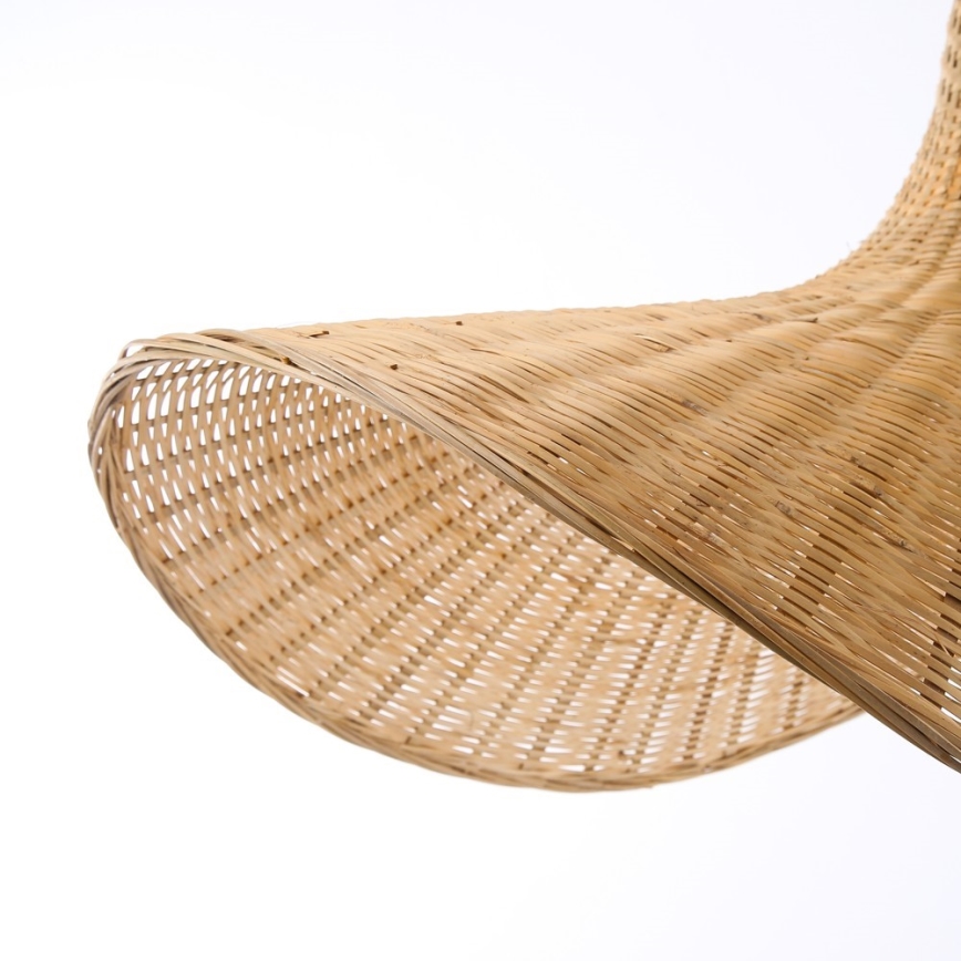 Immax 08290L - Lampadario a sospensione con filo SOMBRERO 1xE27/40W/230V diametro 80 cm rattan