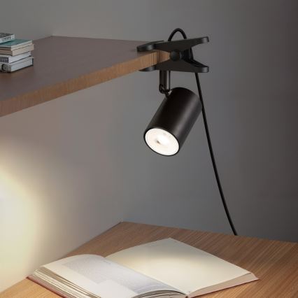 Lampada a clip PUNTO 1xGU10/9W/230V nera