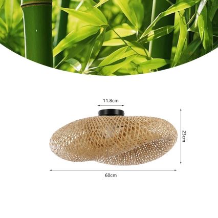 Lampada da soffitto BOHO HILO 1xE27/40W/230V Ø 60 cm