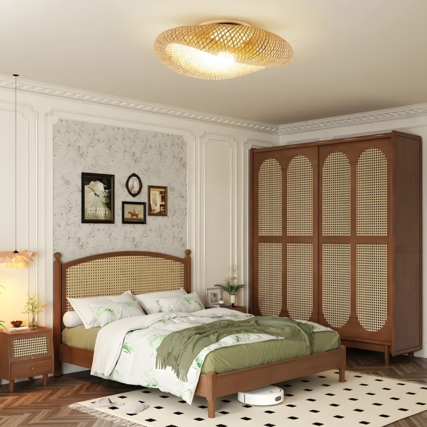 Plafoniera BOHO HILO 1xE27/40W/230V Ø 80 cm