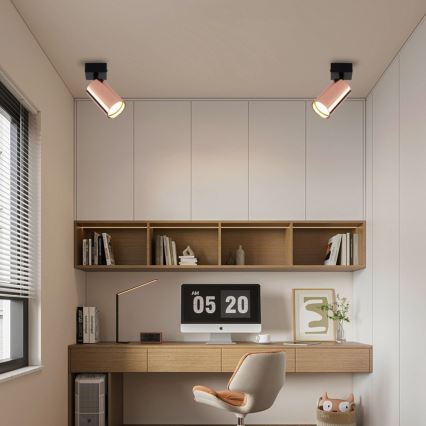 Faretto PUNTO 1xGU10/9W/230V oro rosa