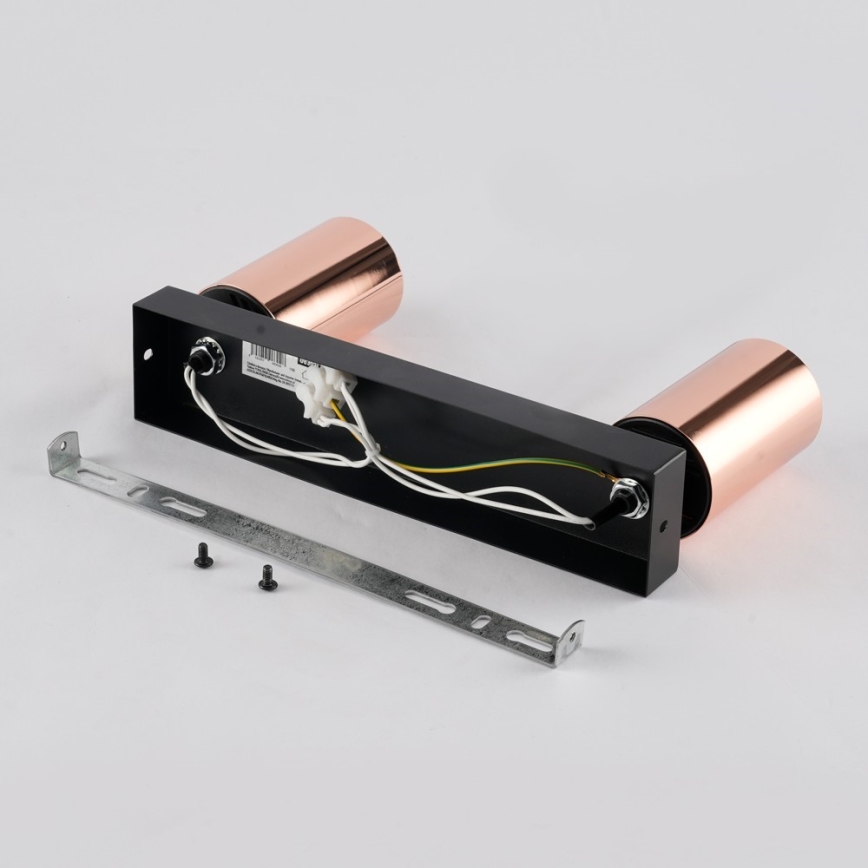 Faretto PUNTO 2xGU10/9W/230V oro rosa