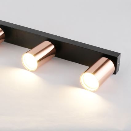 Faretto PUNTO 4xGU10/9W/230V oro rosa