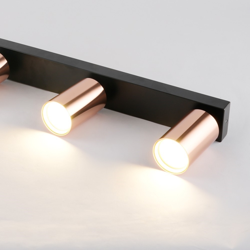 Faretto PUNTO 4xGU10/9W/230V oro rosa