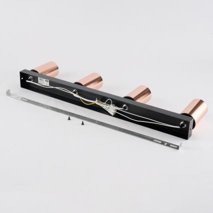 Faretto PUNTO 4xGU10/9W/230V oro rosa