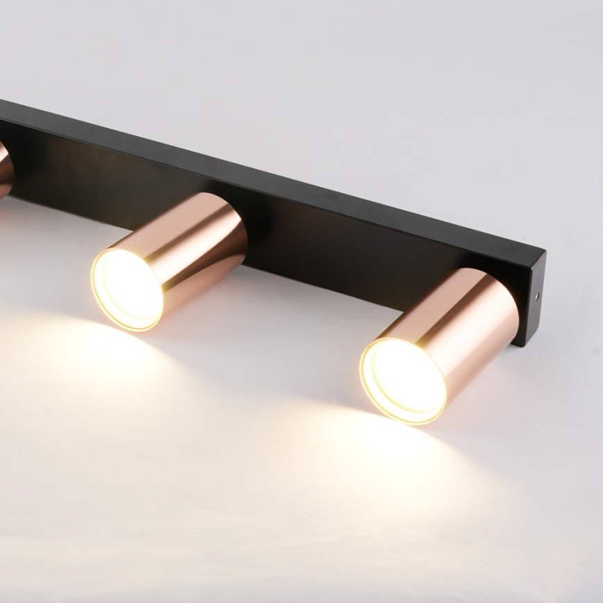 Faretto PUNTO 6xGU10/9W/230V oro rosa
