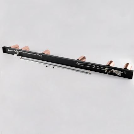 Faretto PUNTO 6xGU10/9W/230V oro rosa