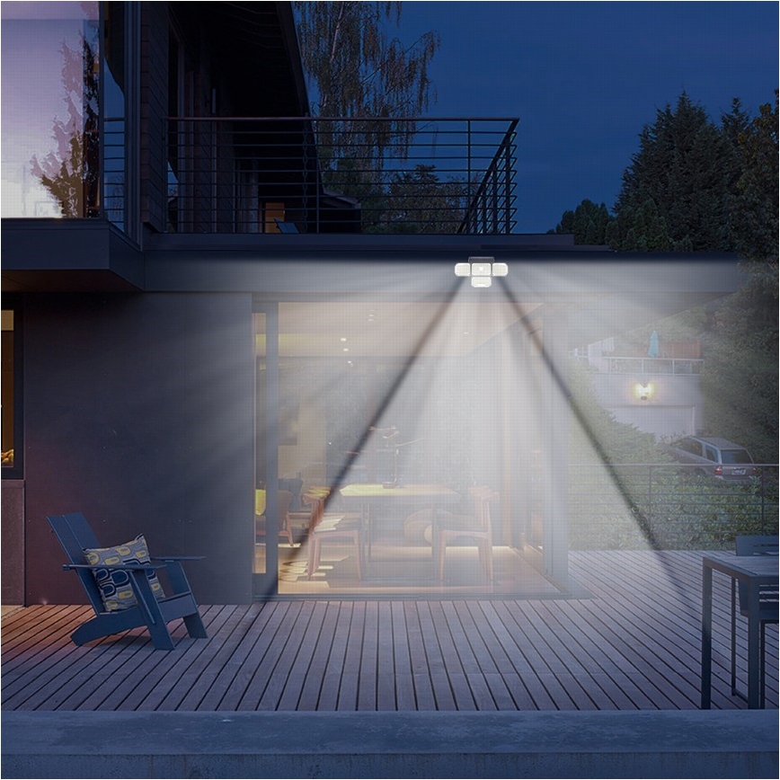 Applique a LED solare con sensore LED/5W/5,5V IP65 2400 mAh