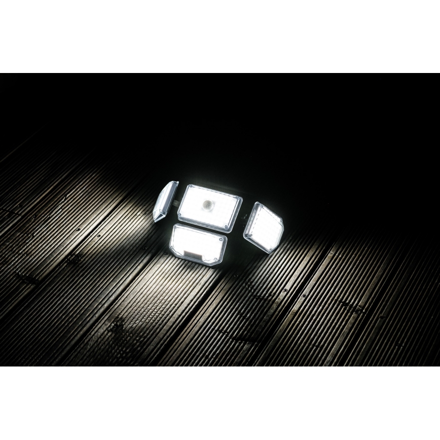 Applique a LED solare con sensore LED/5W/5,5V IP65 2400 mAh