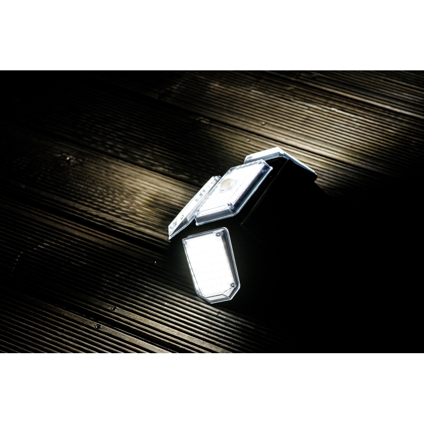 Applique a LED solare con sensore LED/5W/5,5V IP65 2400 mAh