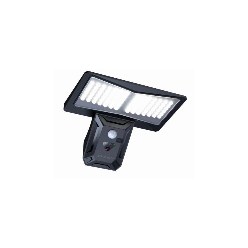 Applique a LED solare con sensore LED/2,6W/5,5V IP65 1800 mAh nero
