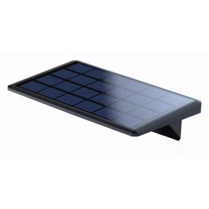 Applique a LED solare con sensore LED/2,6W/5,5V IP65 nero