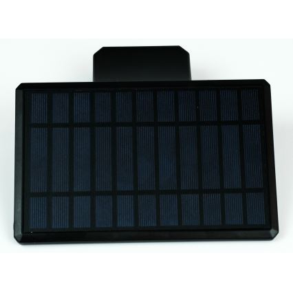 Applique a LED solare con sensore LED/2,6W/5,5V IP65 nero