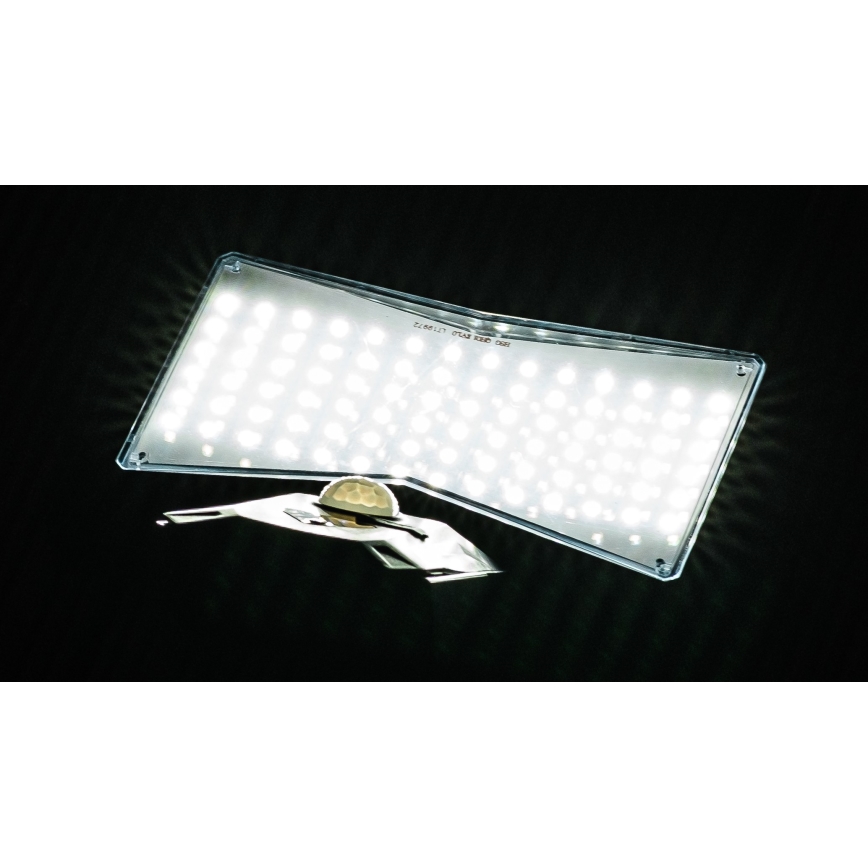 Applique a LED solare con sensore LED/2,6W/5,5V IP65 1800 mAh nero