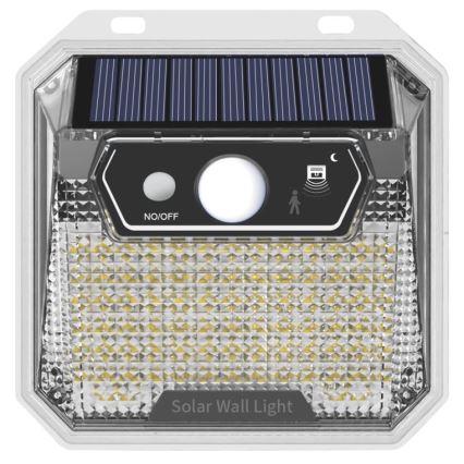 Applique a LED solare con sensore LED/3W/5,5V IP65 1200 mAh