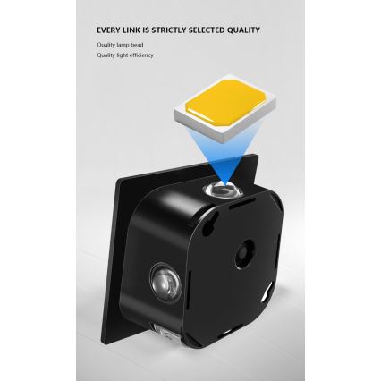 Applique a LED solare con sensore LED/2W/5V IP54 1300 mAh