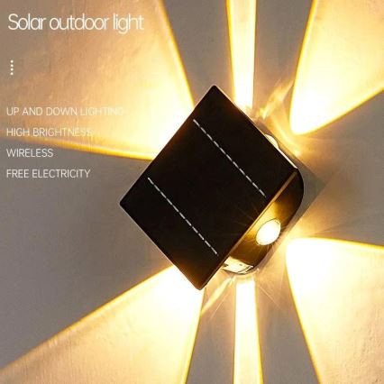 Applique a LED solare con sensore LED/2W/5V IP54 1300 mAh