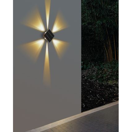 Applique a LED solare con sensore LED/2W/5V IP54 1300 mAh