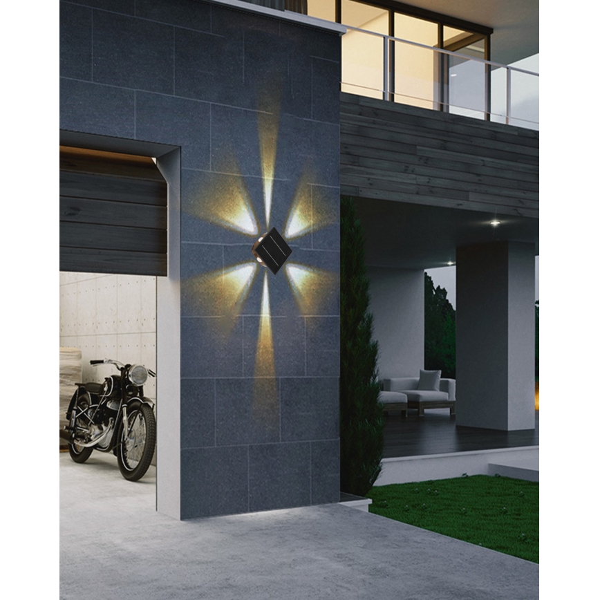 Applique a LED solare con sensore LED/2W/5V IP54 1300 mAh