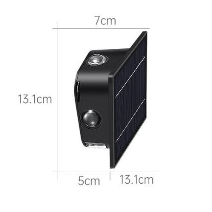 Applique a LED solare con sensore LED/2W/5V IP54 1300 mAh