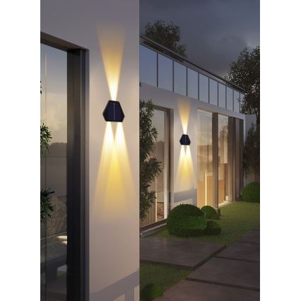 Applique a LED solare con sensore LED/2W/5V IP54 1300 mAh