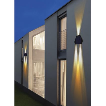 Applique a LED solare con sensore LED/2W/5V IP54 1300 mAh
