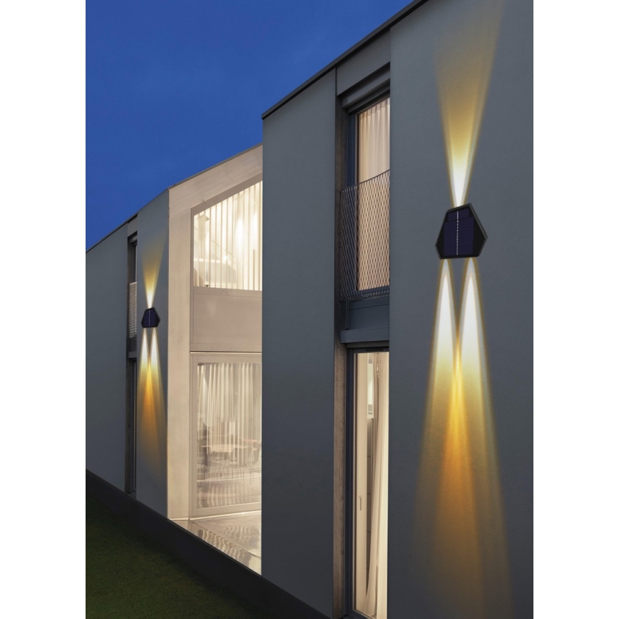 Applique a LED solare con sensore LED/2W/5V IP54 1300 mAh