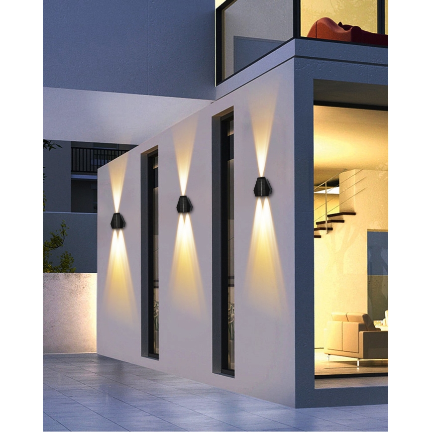 Applique a LED solare con sensore LED/2W/5V IP54 1300 mAh