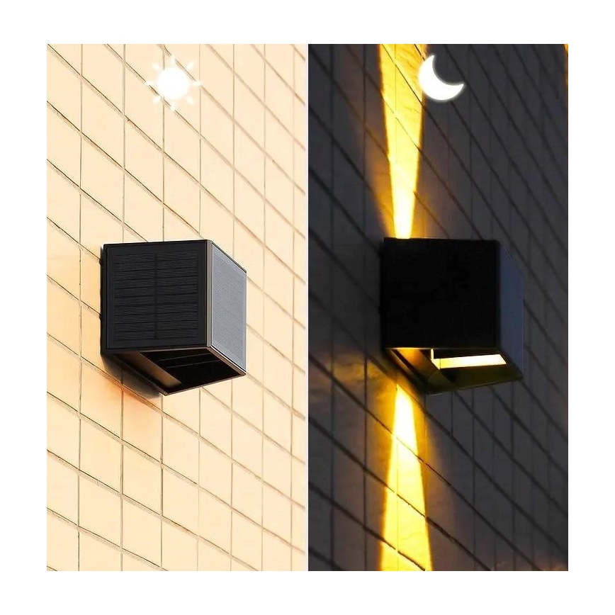 Applique a LED solare con sensore LED/2W/5V IP54 1300 mAh