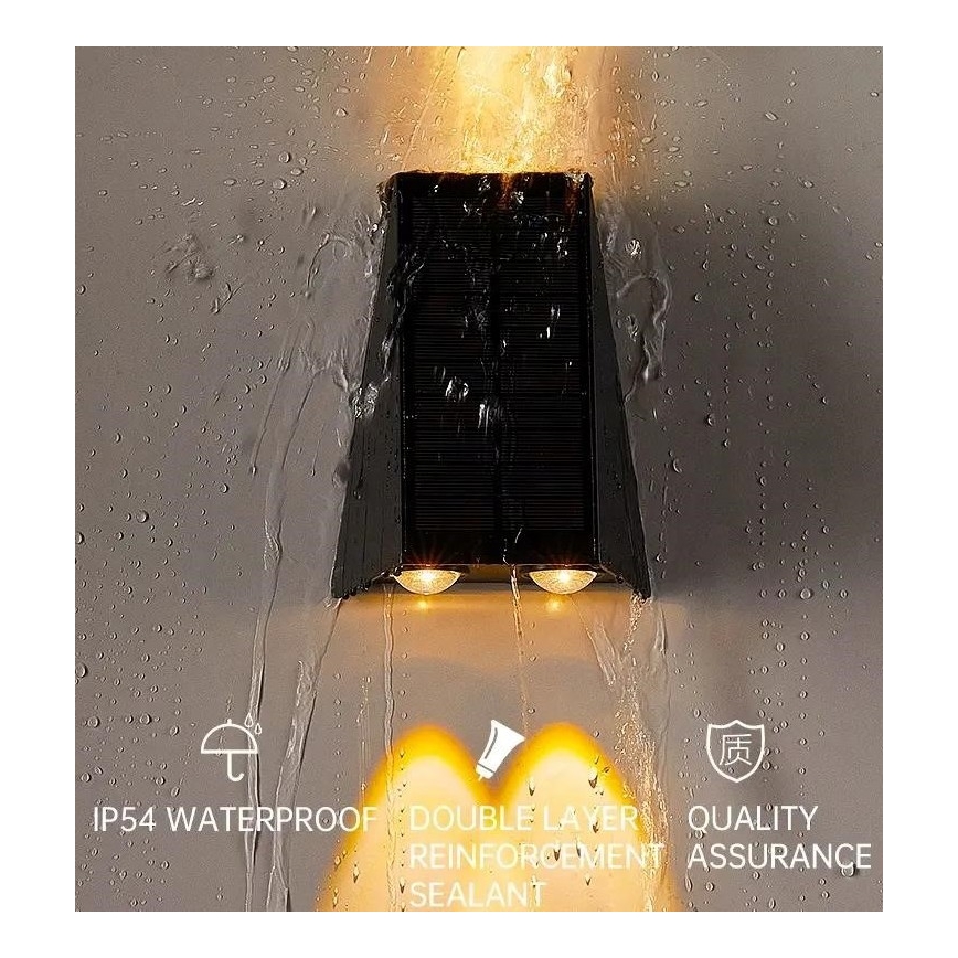 Applique a LED solare con sensore LED/2W/5V IP54 1300 mAh