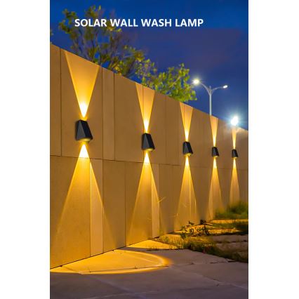 Applique a LED solare con sensore LED/2W/5V IP54 1300 mAh
