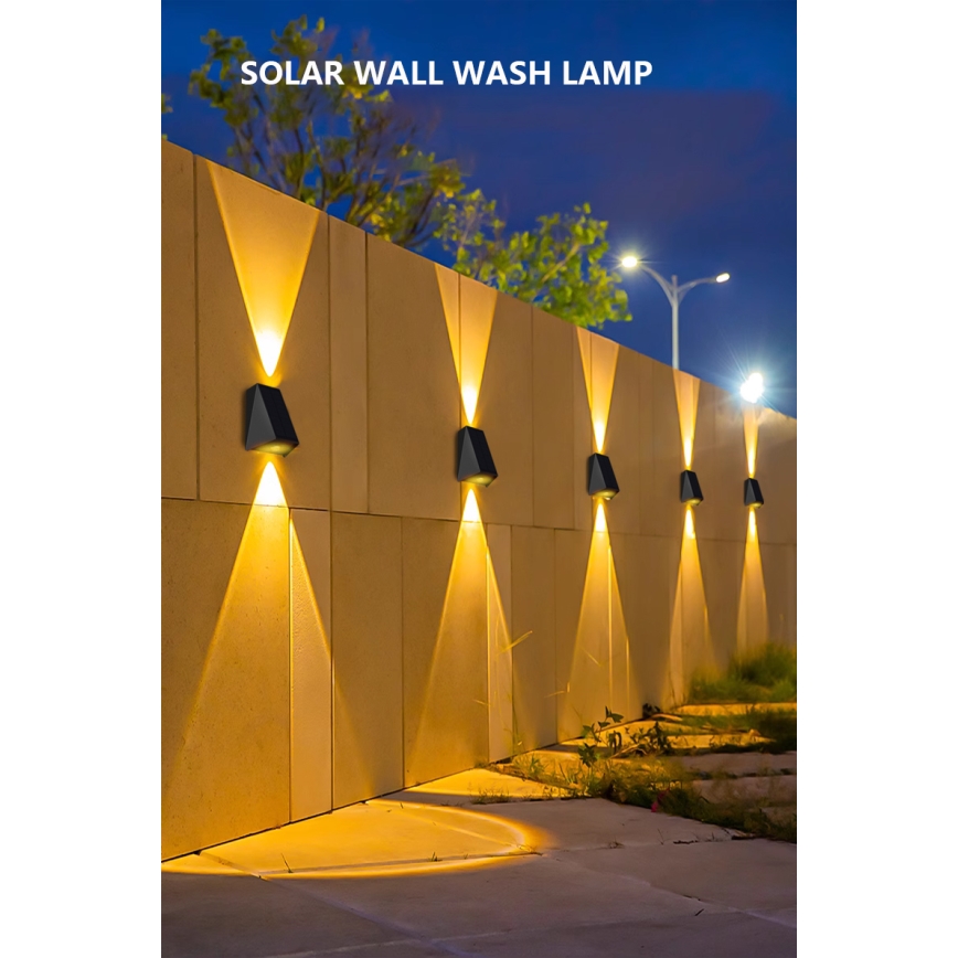 Applique a LED solare con sensore LED/2W/5V IP54 1300 mAh