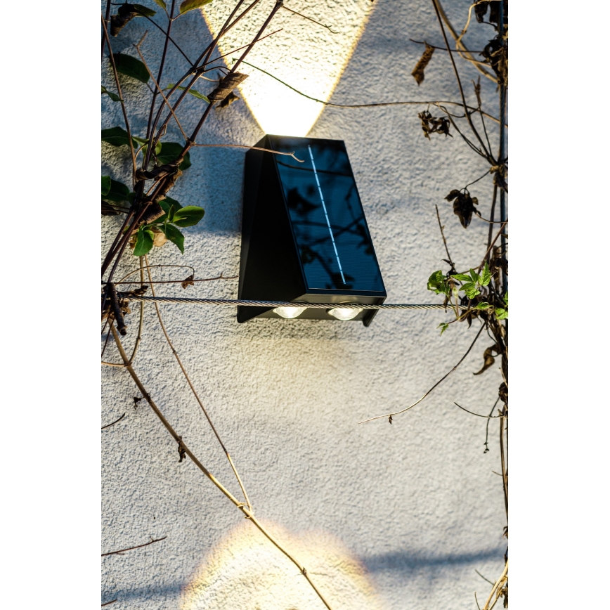 Applique a LED solare con sensore LED/2W/5V IP54 1300 mAh