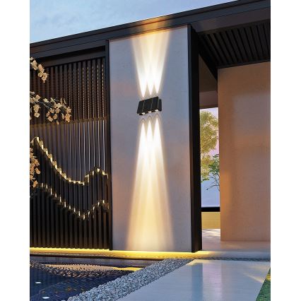 Applique a LED solare con sensore LED/2W/5V IP54 1300 mAh