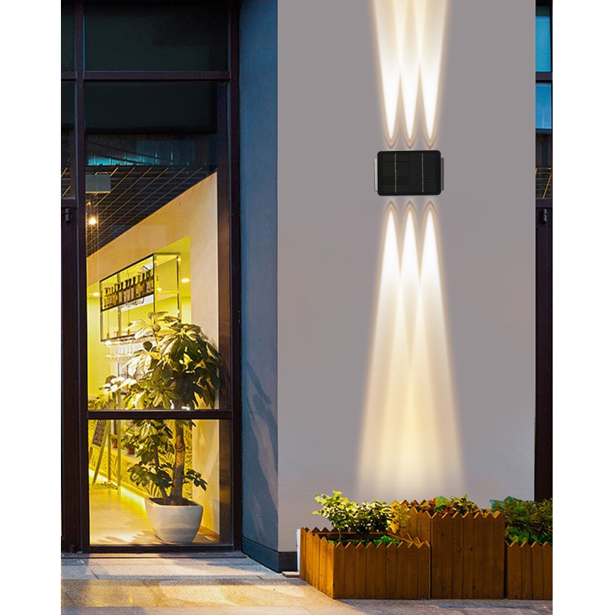 Applique a LED solare con sensore LED/2W/5V IP54 1300 mAh