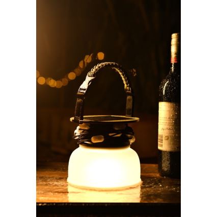 LED RGB Lampada solare portatile ricaricabile con catena LED/10W/5V 3600 mAh IP65 3600 mAh