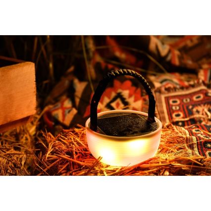 LED RGB Lampada solare portatile ricaricabile con catena LED/10W/5V 3600 mAh IP65 3600 mAh