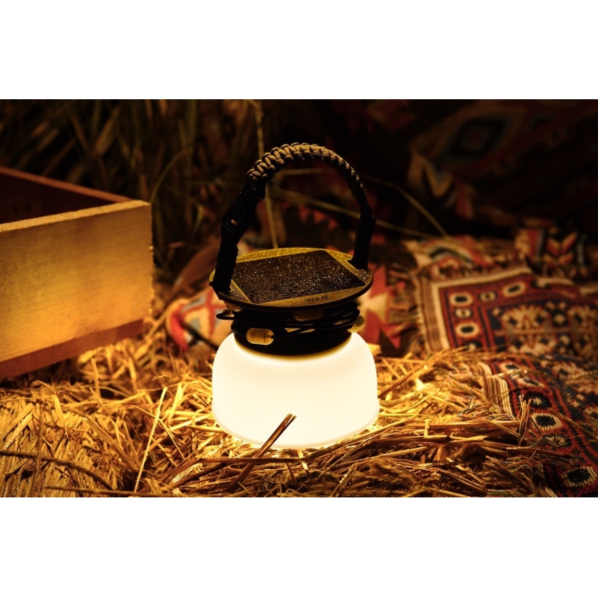 LED RGB Lampada solare portatile ricaricabile con catena LED/10W/5V 3600 mAh IP65 3600 mAh