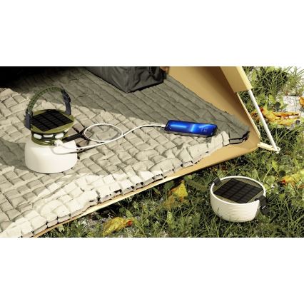LED RGB Lampada solare portatile ricaricabile con catena LED/10W/5V 3600 mAh IP65 3600 mAh