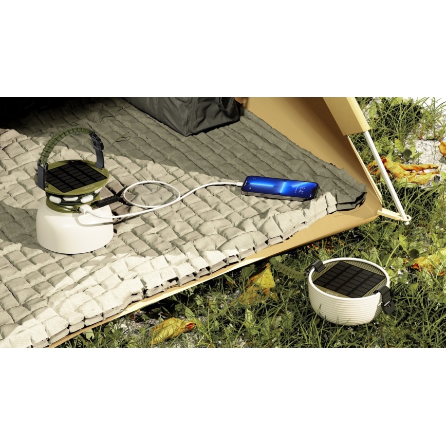 LED RGB Lampada solare portatile ricaricabile con catena LED/10W/5V 3600 mAh IP65 3600 mAh