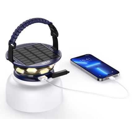 LED RGB Lampada solare portatile ricaricabile con catena LED/10W/5V 3600 mAh IP65 3600 mAh