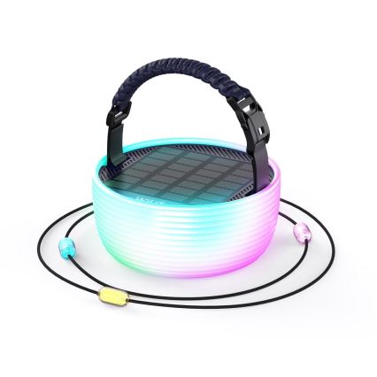 LED RGB Lampada solare portatile ricaricabile con catena LED/10W/5V 3600 mAh IP65 3600 mAh