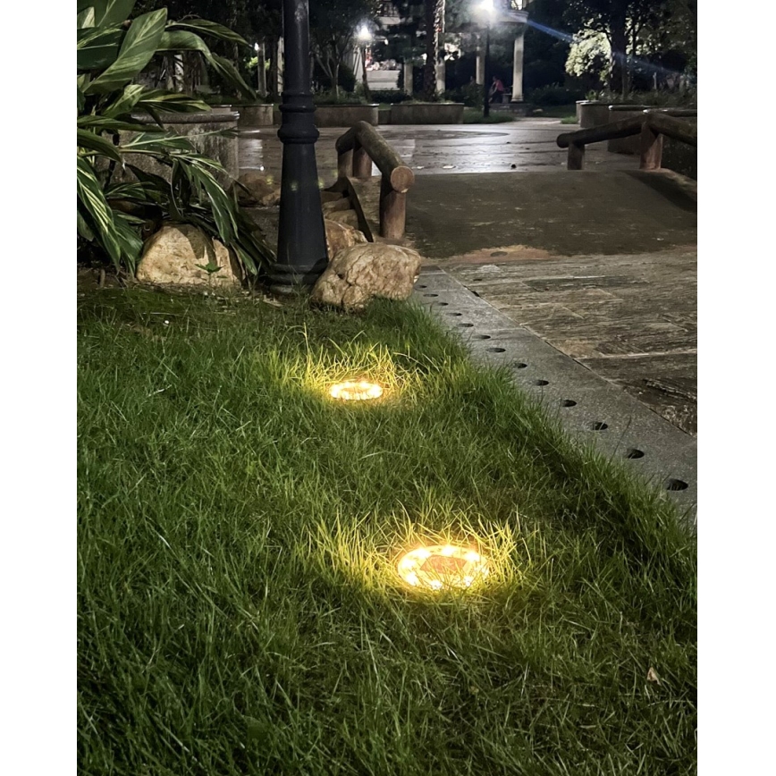 SET 4x LED Illuminazione solare da esterno con sensore LED/0,048W/2V IP68 600 mAh
