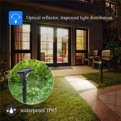 Lampada solare LED con sensore LED/1W/3,7V 6000K IP65 1500 mAh