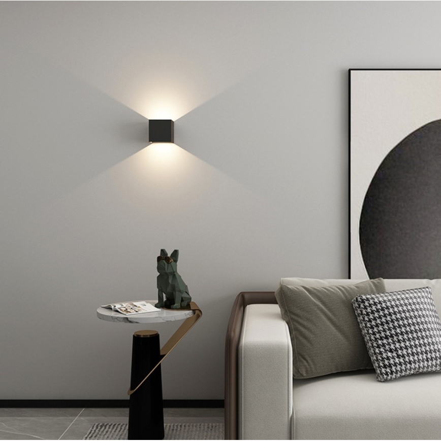 Immax 08510L - Lampada da parete LED per esterni DICE LED/6W/230V 3000K IP65