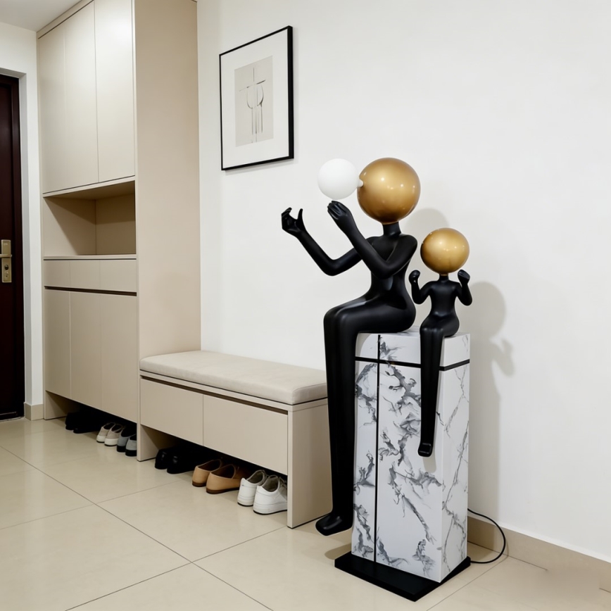 Lampada da terra SILUETTE 1xE27/40W/230V 160 cm Aura