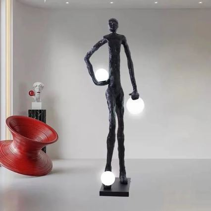 Lampada da terra SILUETTE 3xE27/60W/230V 185 cm Aura