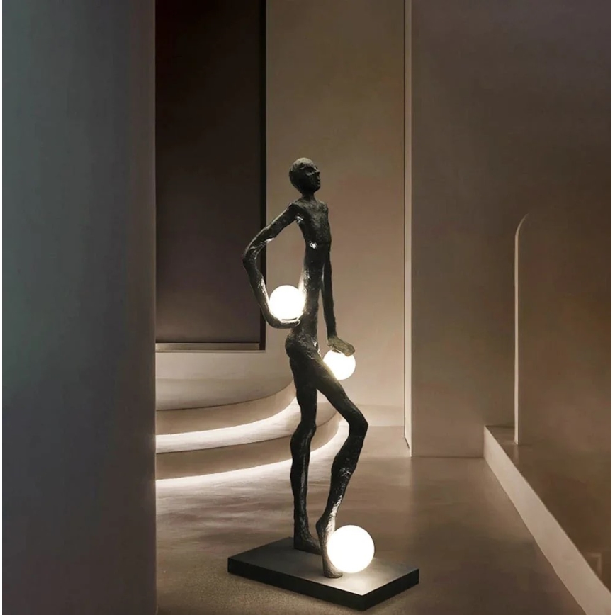 Lampada da terra SILUETTE 3xE27/60W/230V 185 cm Aura