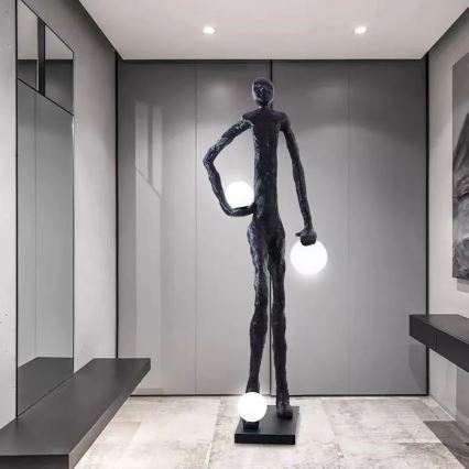 Lampada da terra SILUETTE 3xE27/60W/230V 185 cm Aura